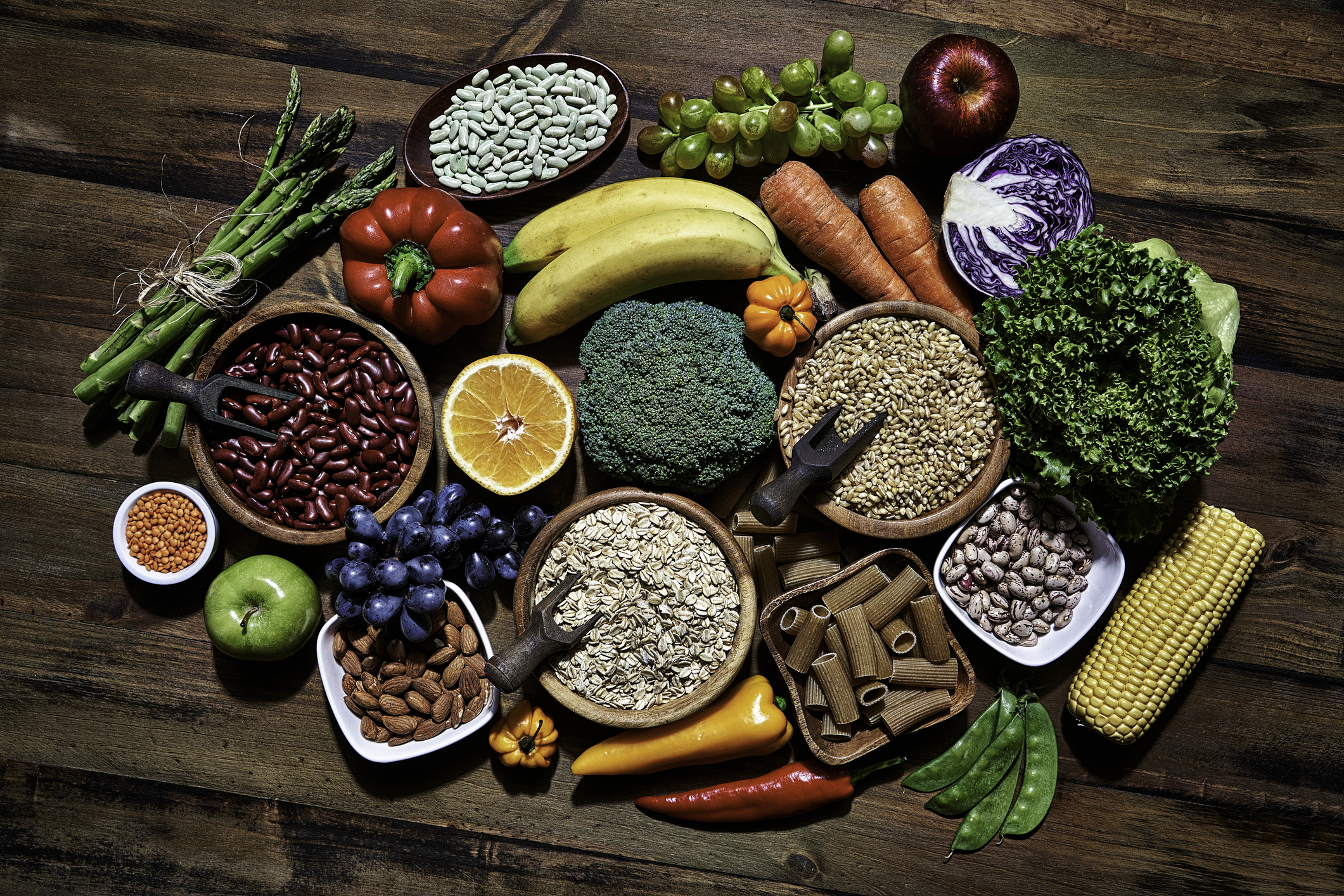 dietary fiber fresh food