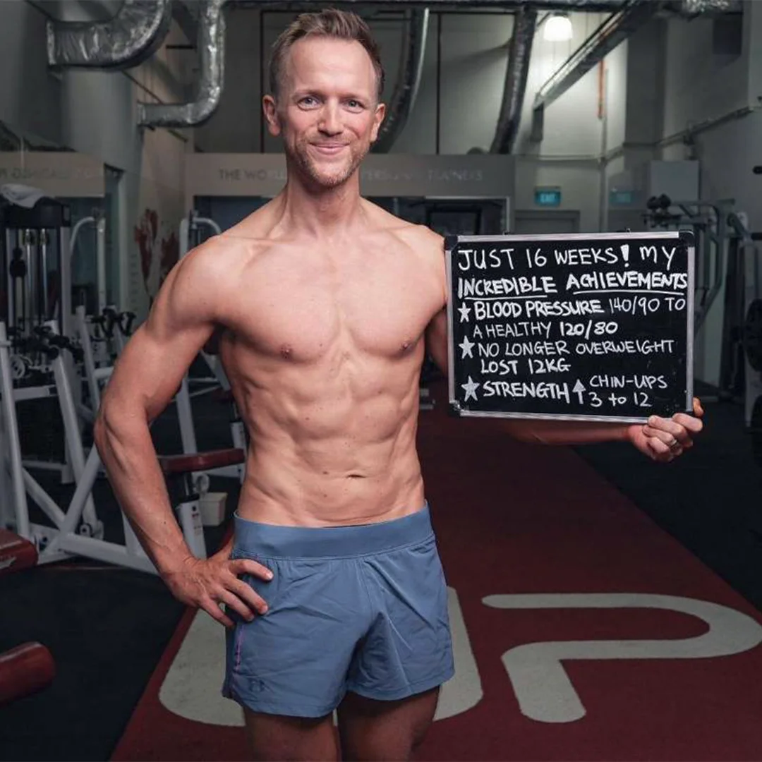Tom got healthy for his children