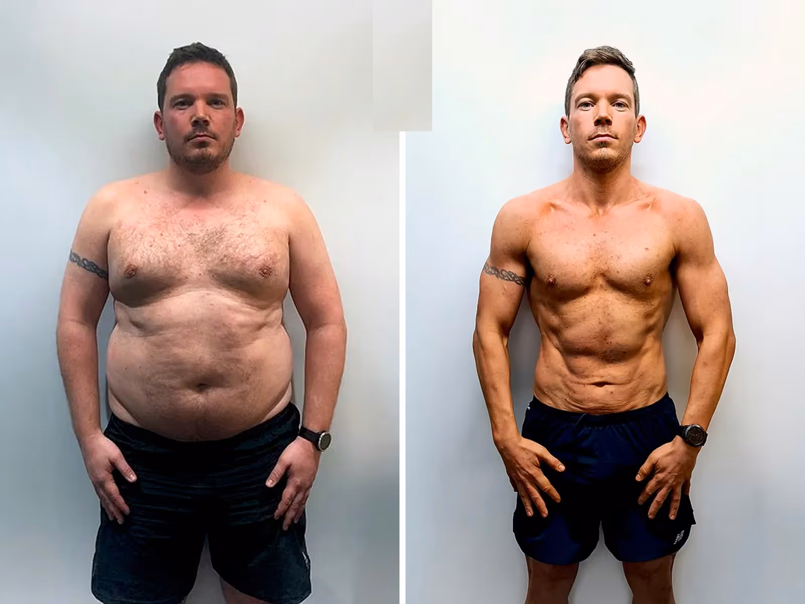 Dan's 35kg (75lbs) weight loss helped him become a role model dad