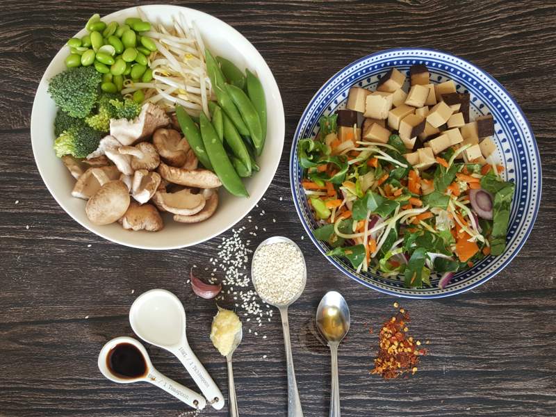High-Protein Vegan Tofu & Mushroom Stir-Fry Recipe